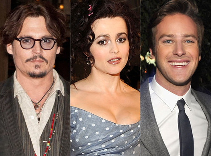 Johnny Depp, Armie Hammer, Helena Bonham Carter Johnny Depp, Armie Hammer, Helena Bonham Carter
